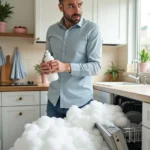 Marito confuso combina un guaio con la lavastoviglie