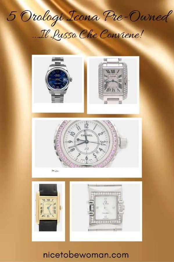 Orologi di lusso Cartier Rolex Chanel Omega