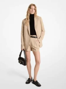 Blazer oversize Michael Kors di colore beige
