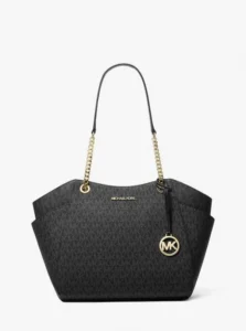 Borsa a spalla modello Jet Set grande con logo Michael Kors
