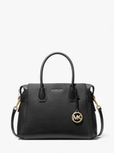 Borsa a mano modello Mercer colore nero in pelle Michael Kors