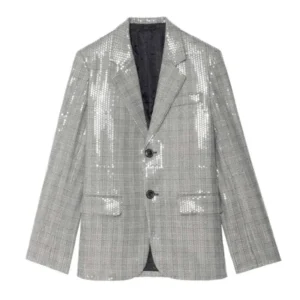 Blazer Vanille in principe di Galles con paillettes Zadig&Voltaire