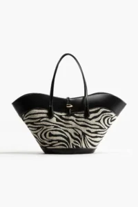 Borsa shopper Zebrata con fodera interna H&M