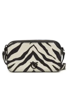 Borsetta zebrata Pinko Camera Case Modivo