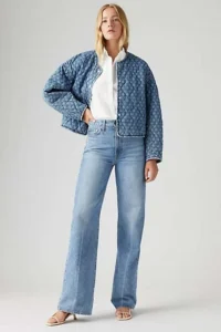 Jeans Levi's Ribcase wide leg di colore azzurro