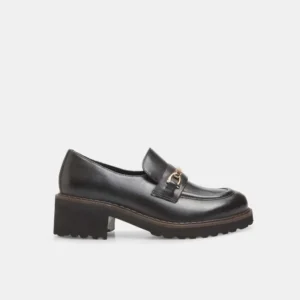 Mocassino da donna in pelle con tacco medio Bata