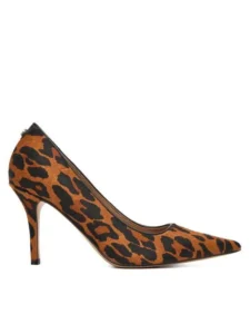 Scarpa leopardata con tacco a stiletto Guess su Modivo