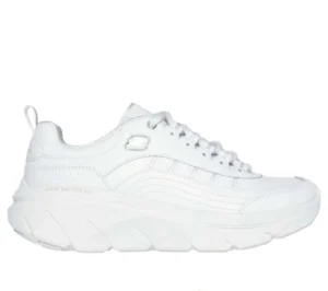 Scarpa Skechers Relaxed Fit: D'Lux Walker 2.0 - Golden Step colore bianco