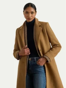 Cappotto corto in lana colore marrone Lauren Ralph Lauren su Modivo