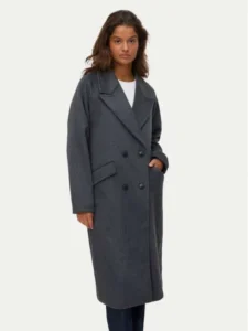 Cappotto lungo in lana grigio Vero Moda su Modivo