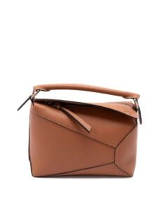 Borsa Loewe Puzzle Edge piccola colore Tan su TheBS