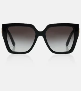 Occhiali da sole modello oversize con montatura nera Dolce & Gabbana su MyTheresa