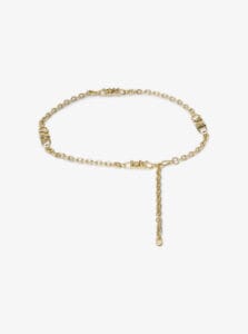 Cintura a catena Empire colore oro con logo Michael Kors