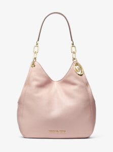 Michael Kors borsa Lillie in pelle martellata colore rosa tenue per la selezione Everyday Style di Nice to be Woman