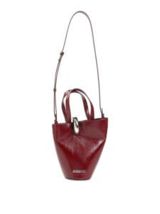 Borsa Jacquemus Le Petit Bambola in pelle colore bordeaux per la selezione Luxury Edit di Nice to be Woman 