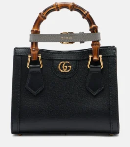 Gucci borsa Diana in pelle nera con manico in bambù, idea regalo di lusso per la Festa della Mamma per Nice to be Woman