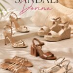 Sandali donna estate 2026 con tacco a spillo, kitten heel, tacco quadrato, zeppa e modelli bassi