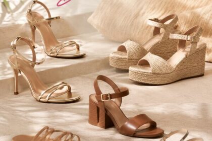 Sandali donna estate 2026 con tacco a spillo, kitten heel, tacco quadrato, zeppa e modelli bassi