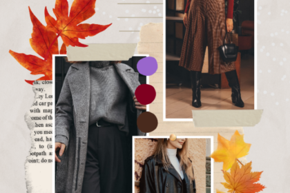 Collage di tendenze moda Autunno Inverno 2026-2027: cappotti, sartorialità, colori intensi e nuovi dettagli di stagione.